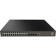 LEVELONE Mrežni preklopnik GEL-2871, 24x GE + 4x GSFP, 19"